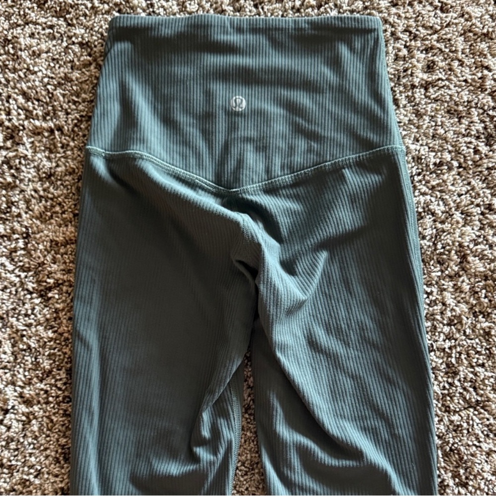 lululemon athletica Dark Green Flare Pants - Picture 6 of 9